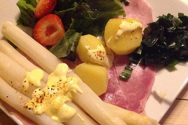 Asparagus with Wild Garlic – Vinaigrette