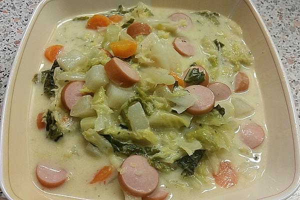 Autumn Savoy Cabbage Stew