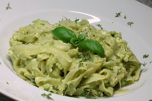 Avocado Feta Pasta