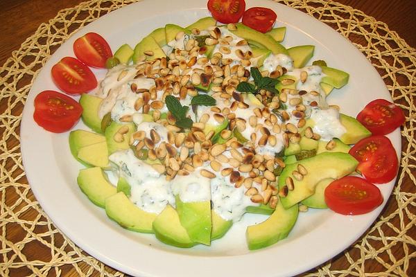 Avocado Salad with Pine Nuts
