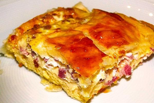 Bacon and Egg Pie
