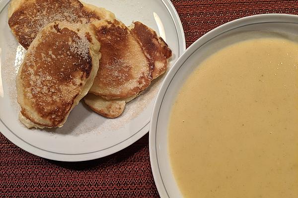 Baden Potato Soup with Apple Fritters