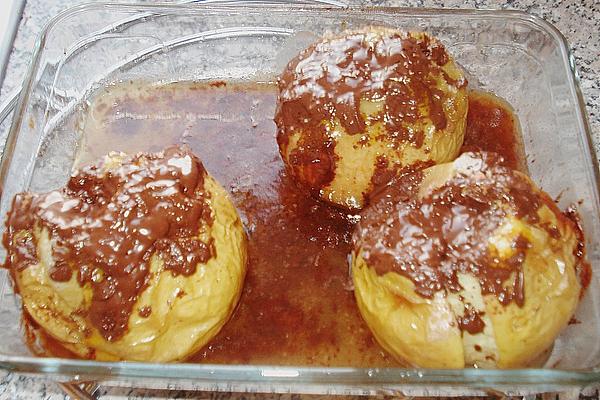 Baked Apples with Chocolate