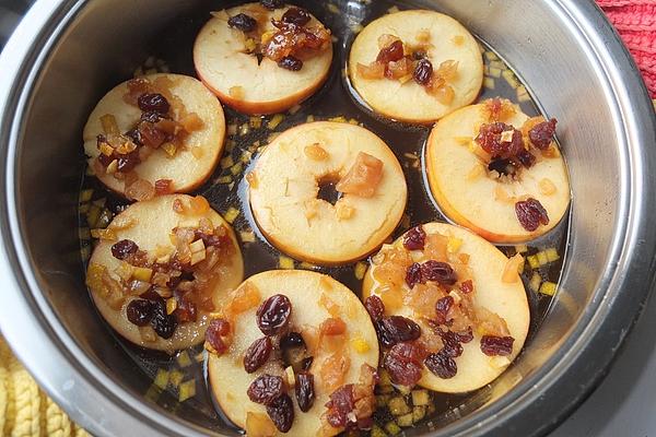 Baked Apples with Rose Water