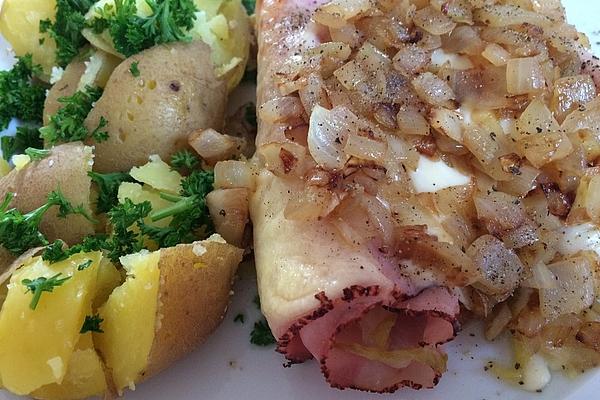 Baked Chicory with Ham