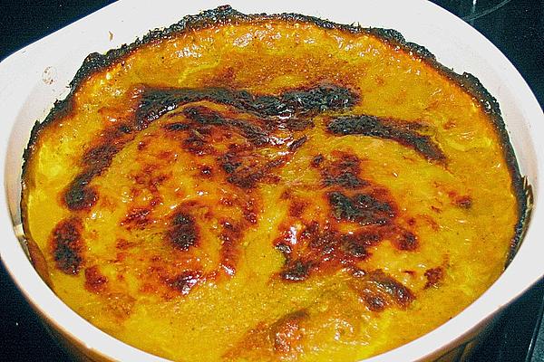 Baked Curry – Mustard – Schnitzel Pockets