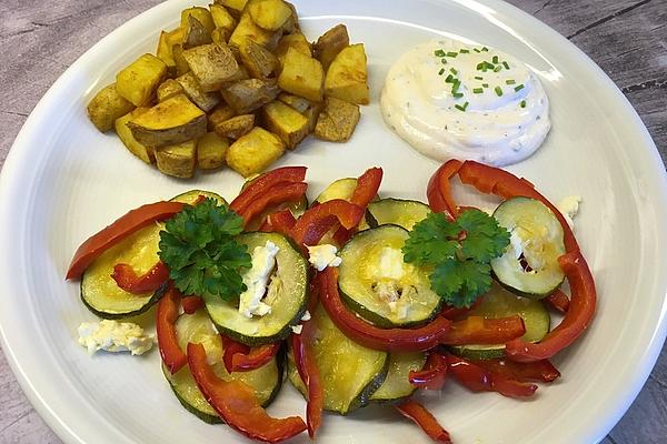 Baked Feta with Vegetables