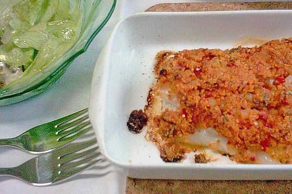 Baked Fish Fillet with Tomatoes