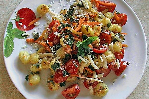 Baked Gnocchi with Vegetables and Cheese