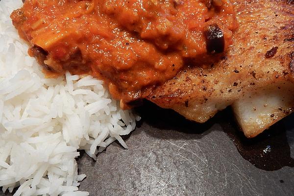 Baked Halibut on Paprika