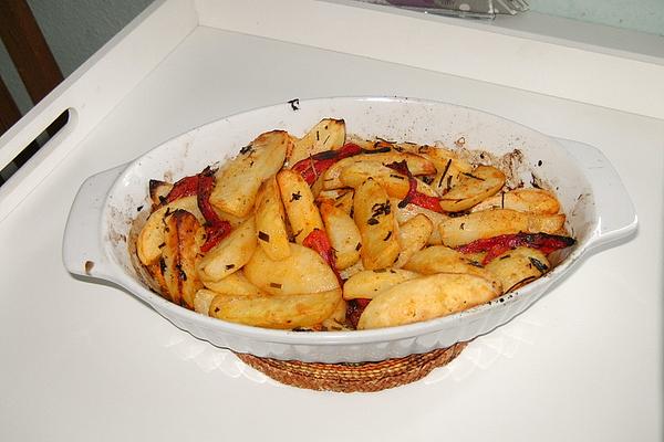 Baked Paprika and Herb Potatoes