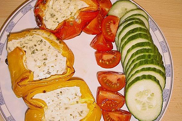 Baked Peppers with Cheese