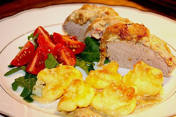 Baked Pork Fillet with Mustard Crust