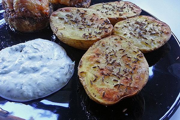 Baked Potatoes with Caraway Seeds