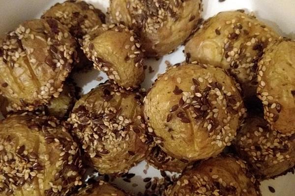 Baked Potatoes with Seeds