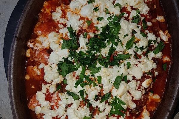 Baked Prawns with Feta Cheese