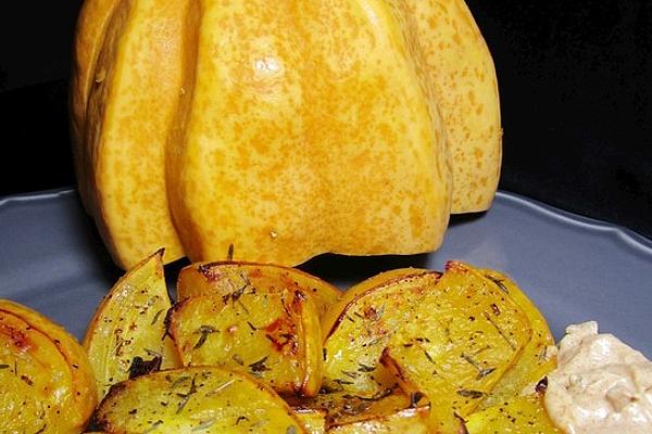 Baked Pumpkin with Honey and Thyme