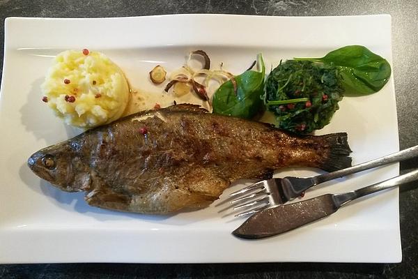 Baked Rainbow Trout (grill)