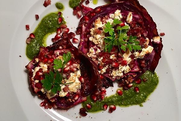 Baked Red Cabbage with Feta