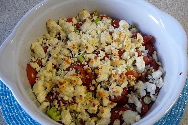 Baked Tomatoes with Feta Cheese