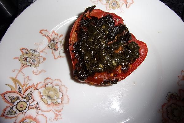 Baked Tomatoes with Pesto