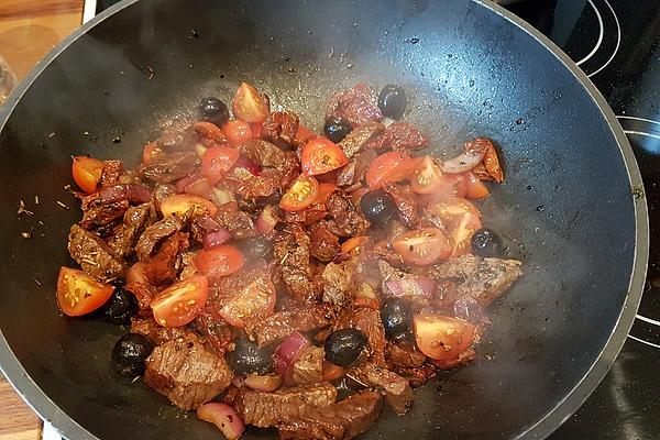 Balsamic Steak Pan