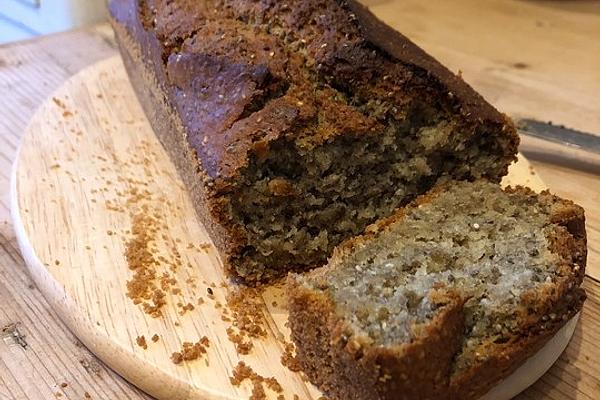 Banana Bread with Chia Seeds and Almond Milk