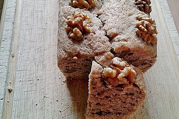 Banana Bread with Three Kinds Of Nuts