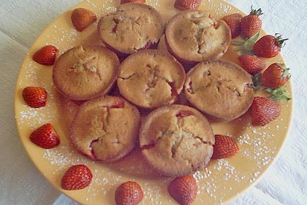 Banana – Strawberry Muffins