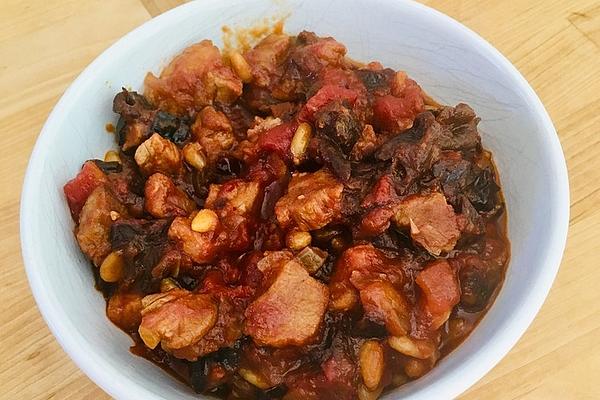 Barcelonian Style Pork with Plums