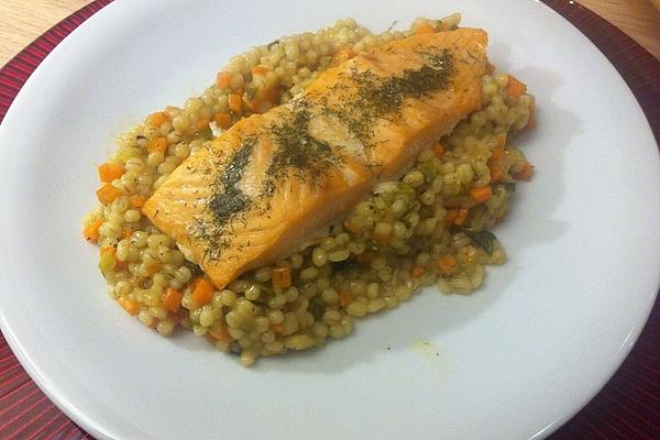 Barley Risotto with Redfish