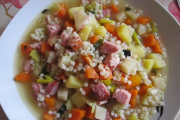 Barley Soup with Cured Ribs
