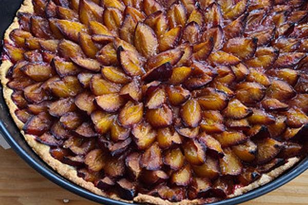 Bavarian Plum Cake with Sprinkles