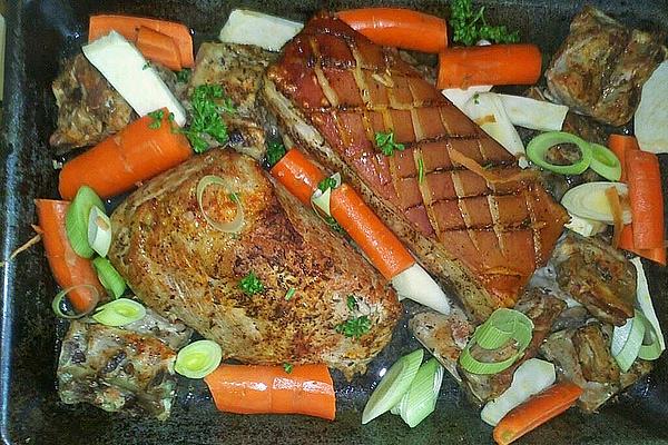 Bavarian Roast Pork with Beer Sauce