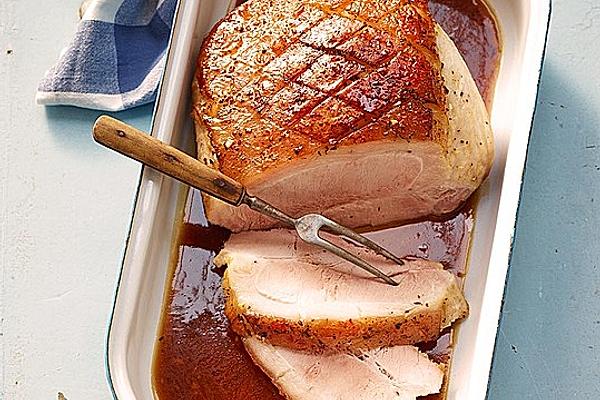 Bavarian Roast Pork with Crust