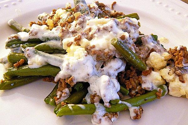 Bean and Minced Meat Casserole