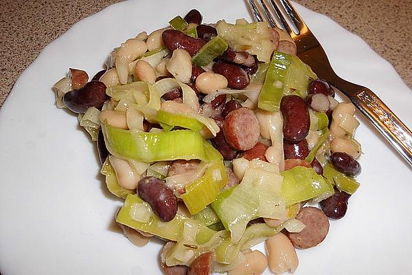 Bean Salad with Cabanossi