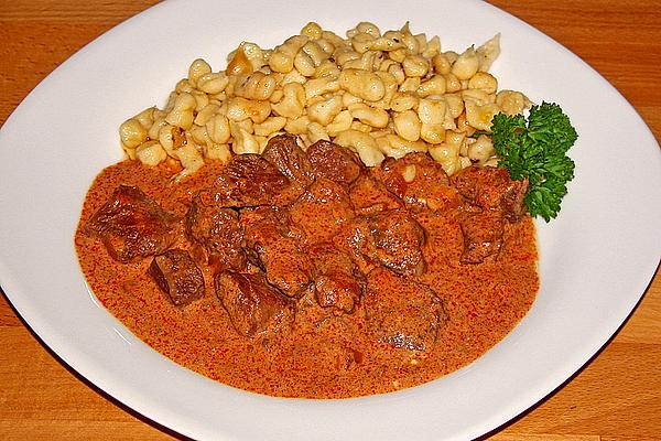 Beef Creamed Goulash