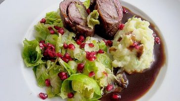Roast Beef with Brussels Sprouts