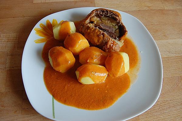 Beef Roulades with Apple Filling