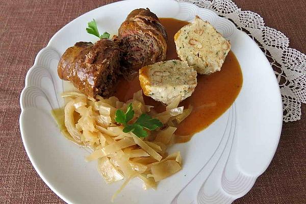 Beef Roulades with Dumplings