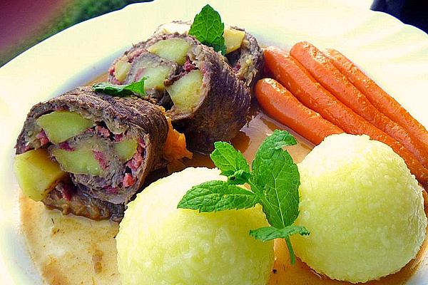 Beef Roulades with Sauerkraut