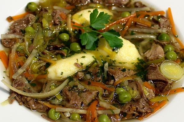 Beef Soup with Vegetables À La Gabi