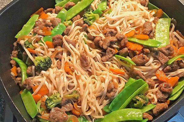 Beef Stir Fry with Udon Noodles