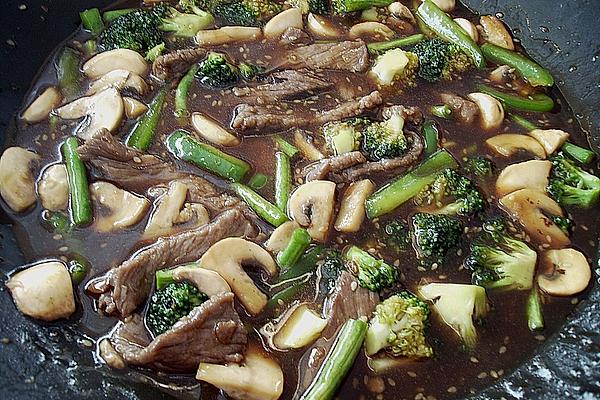 Beef with Sesame Sauce