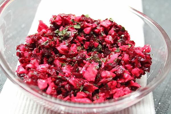 Beetroot and Parsley Root Salad
