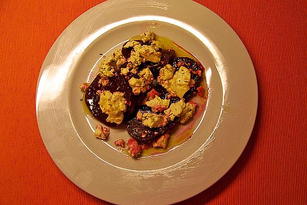 Beetroot Baked with Sheep Cheese