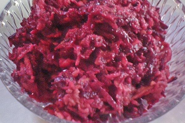 Beetroot – Raw Vegetables with Cream