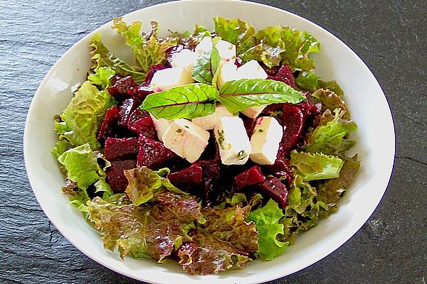 Beetroot Salad with Lemon Mustard Dressing