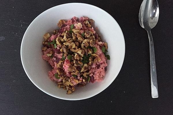 Beetroot Salad with Millet and Feta